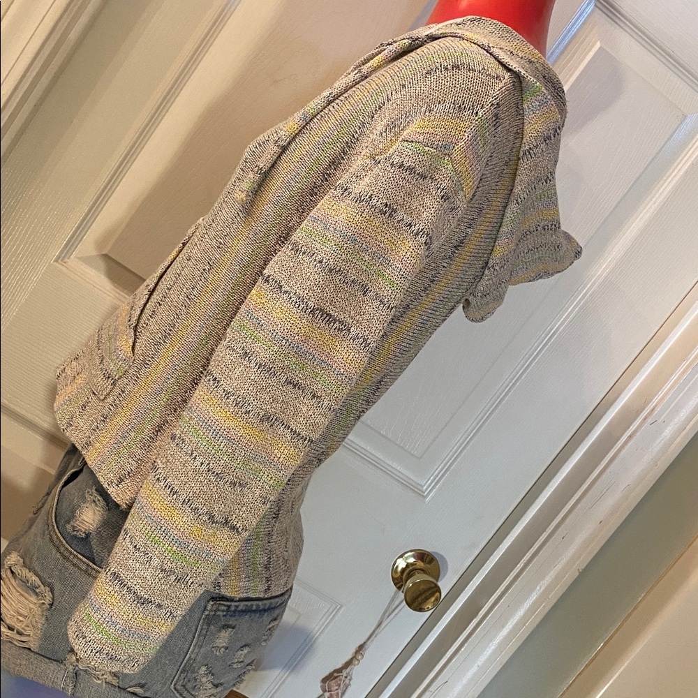 EARTHBOUND Multicolor Striped Women's Hoodie - Picture 5 of 10